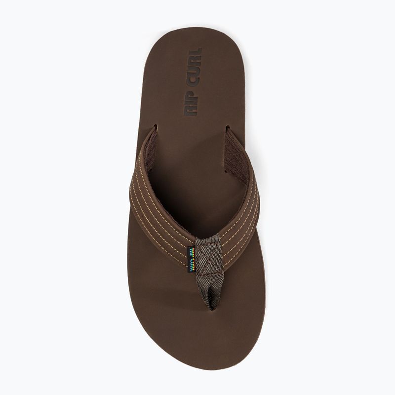 Мъжки джапанки Rip Curl Revival Leather Open Toe brown 5