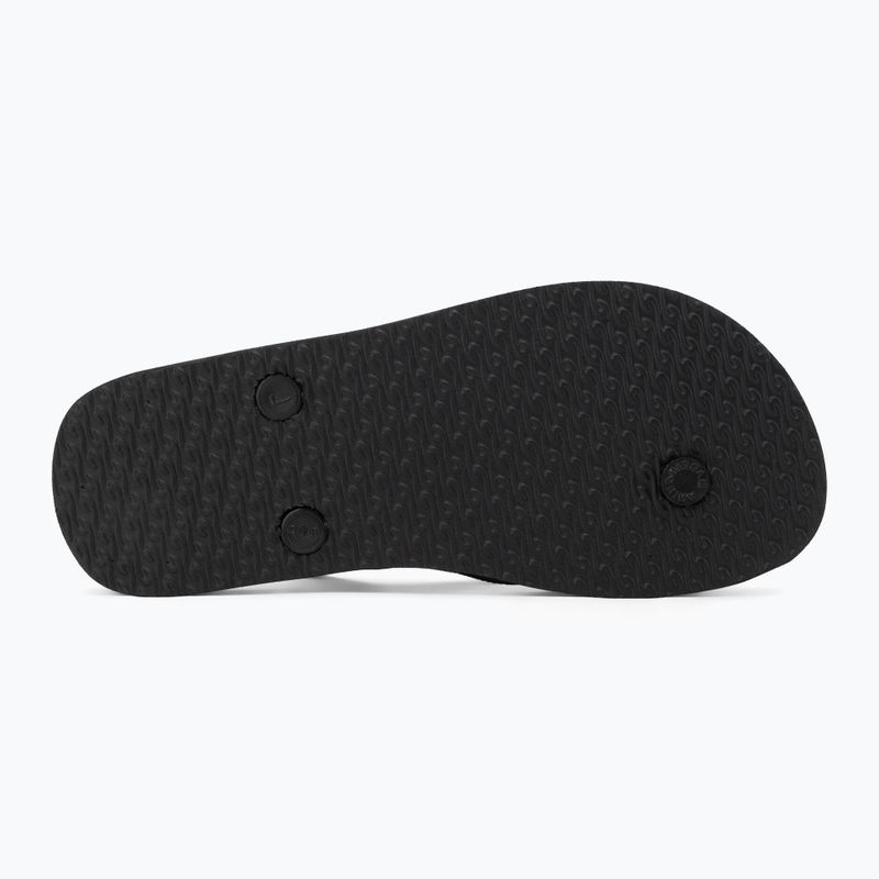 Детски джапанки Rip Curl Wetty Fade Bloom, измити, черни 4