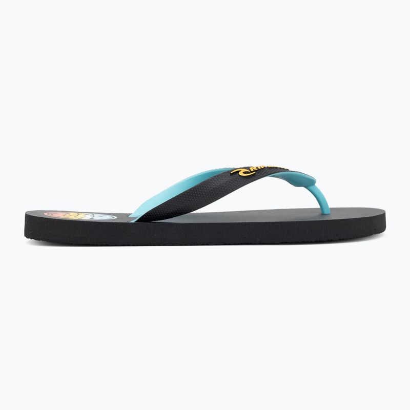 Мъжки джапанки Rip Curl Wetty Fade Bloom, измити, черни 2