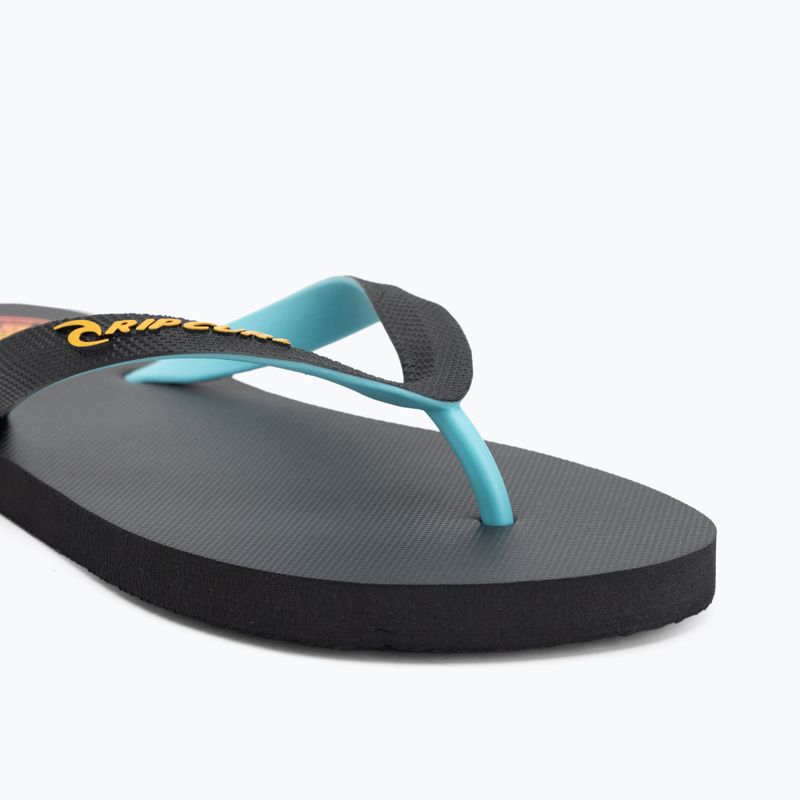 Мъжки джапанки Rip Curl Wetty Fade Bloom, измити, черни 7