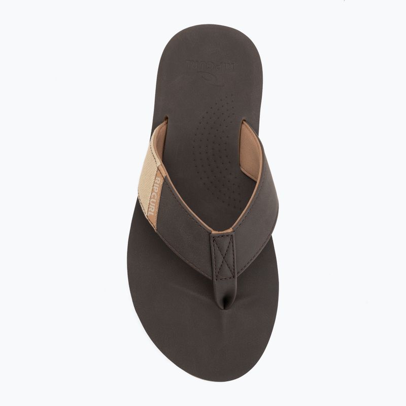 Мъжки джапанки Rip Curl Oxford Bloom brown 5