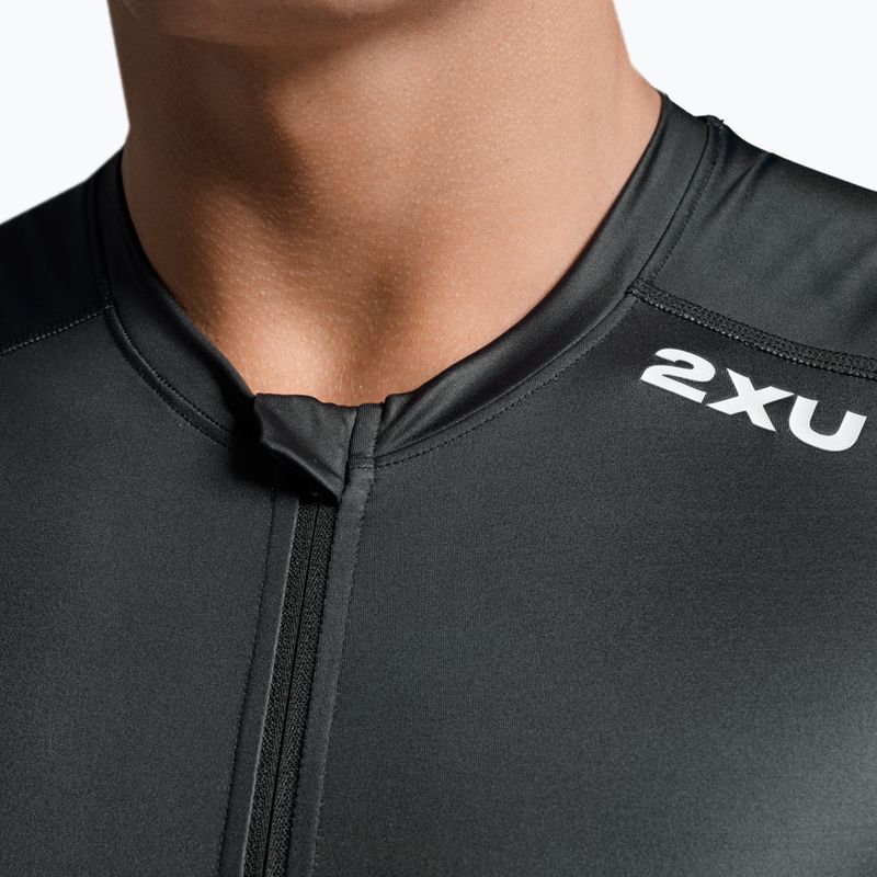 Мъжки потник за колоездене 2XU Core Tri Tank black/white 5