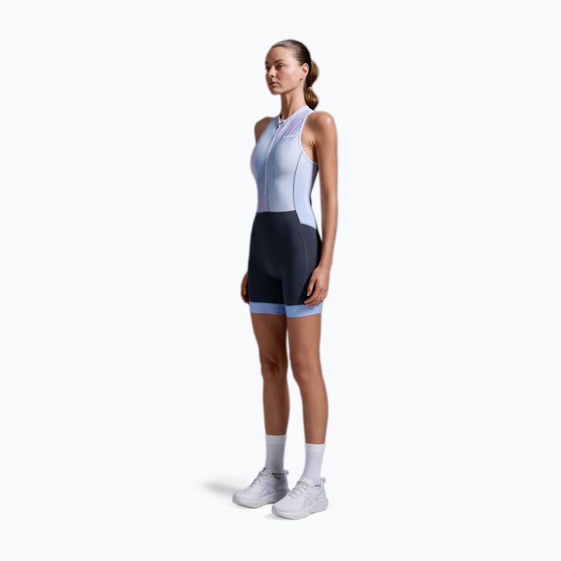 Дамски гащеризон за триатлон 2XU Core hydrangea/india ink 4