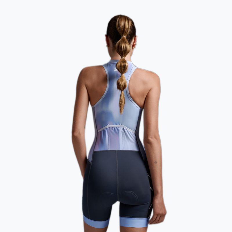 Дамски гащеризон за триатлон 2XU Core hydrangea/india ink 6