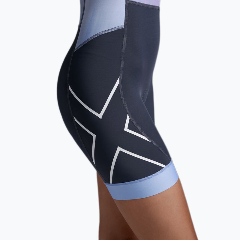 Дамски гащеризон за триатлон 2XU Core hydrangea/india ink 8