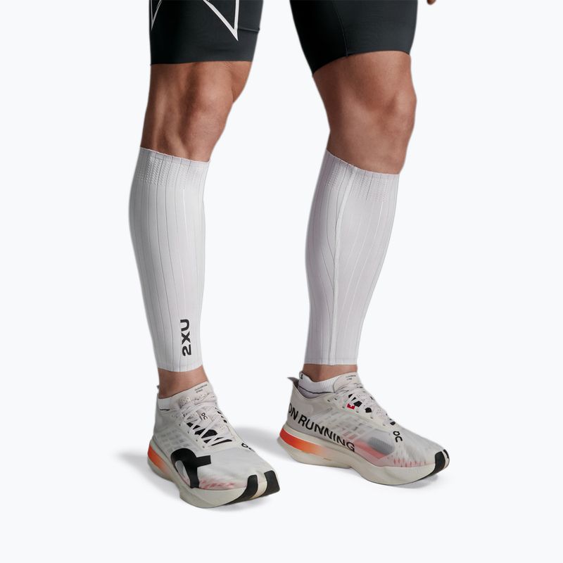 Аеродинамични ленти 2XU Light Speed Aero Calf Guards white/black 2