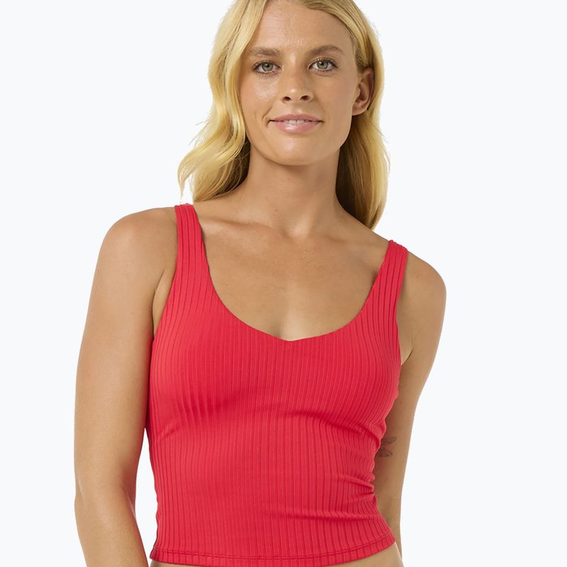 Rip Curl Premium Surf Горнище на бански хибискус червено