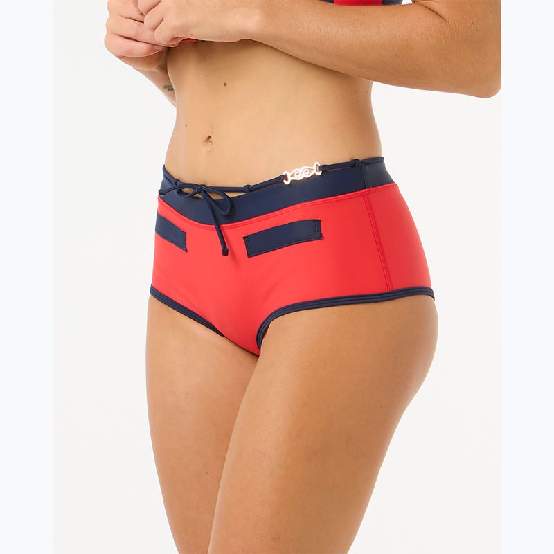 Rip Curl Noughties Low Rise Victoria Vergara червено/тъмно синьо долнище на бански костюм 4