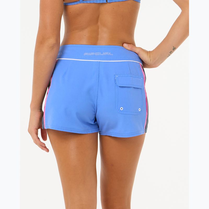 Дамски бански шорти Rip Curl Las Dalias Performance 3", сини 3