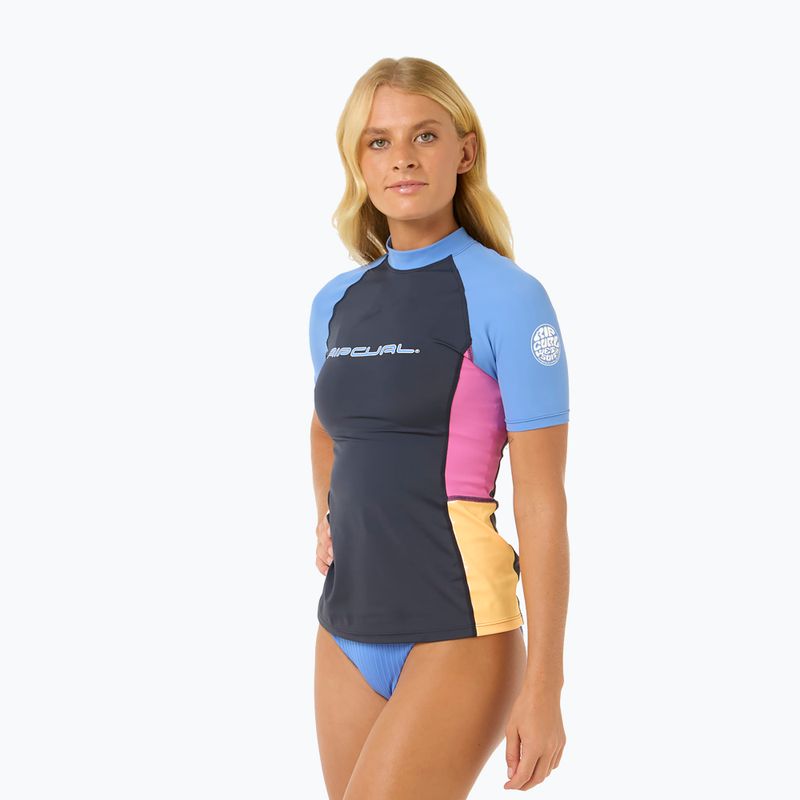Rip Curl Block Party UPF 50 многоцветна дамска блуза за плуване 4