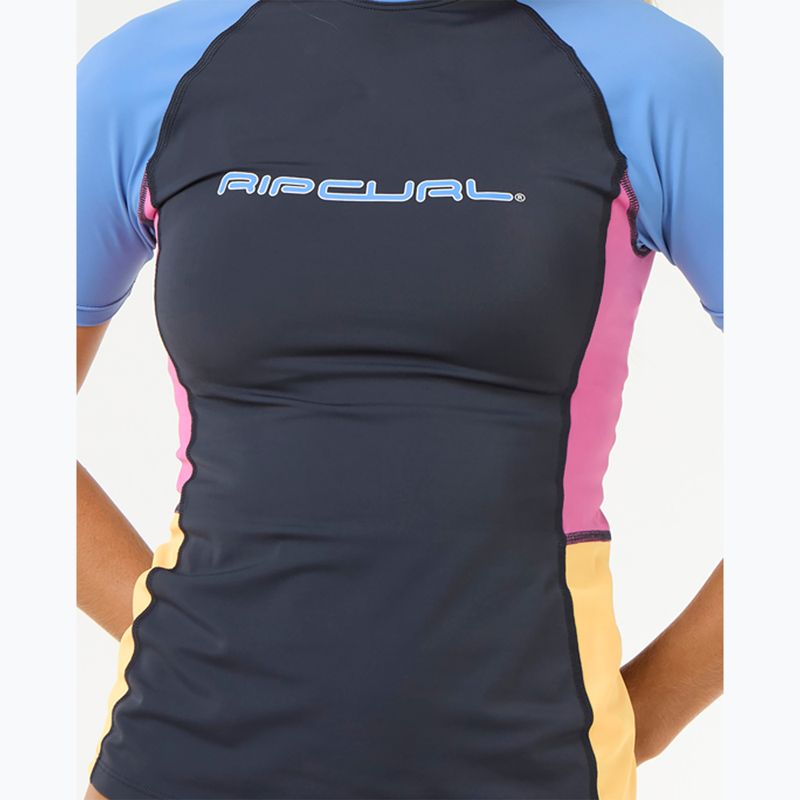 Rip Curl Block Party UPF 50 многоцветна дамска блуза за плуване 5