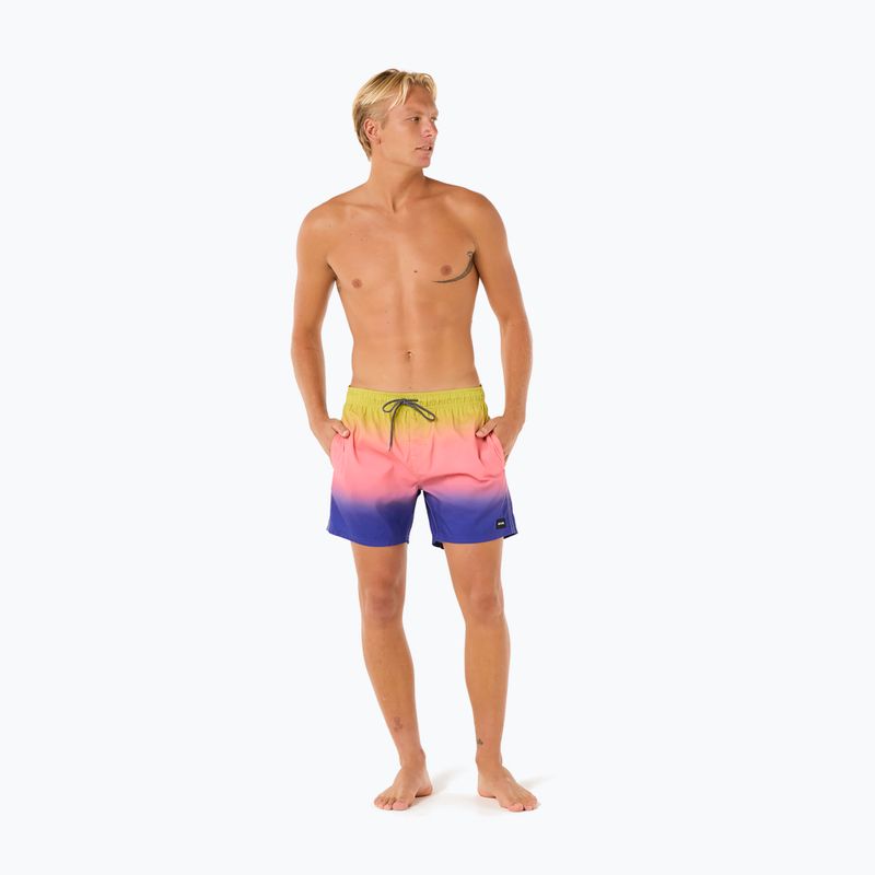 Мъжки къси панталони за плуване Rip Curl Laze Fade Volley wild berry 2