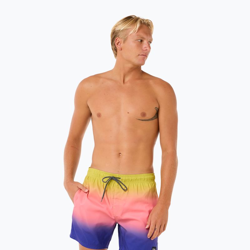 Мъжки къси панталони за плуване Rip Curl Laze Fade Volley wild berry 4