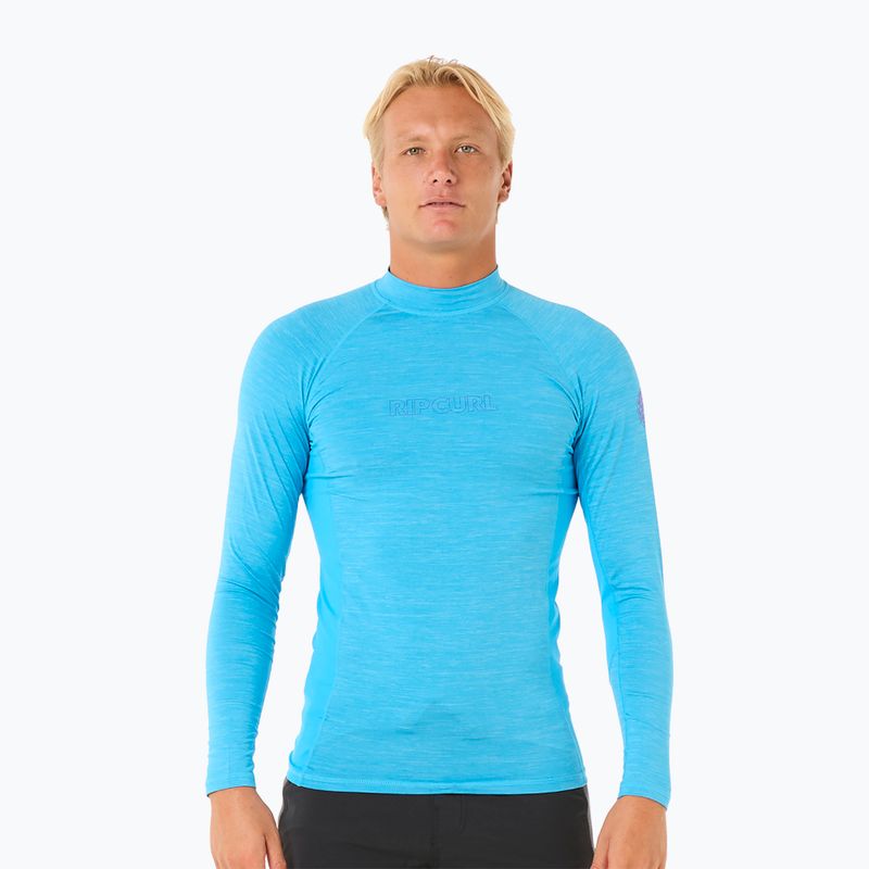 Мъжки дълъг ръкав за плуване Rip Curl Dawn Patrol UPF Performance blue paint