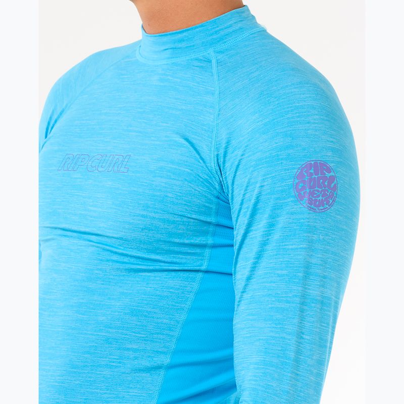 Мъжки дълъг ръкав за плуване Rip Curl Dawn Patrol UPF Performance blue paint 5