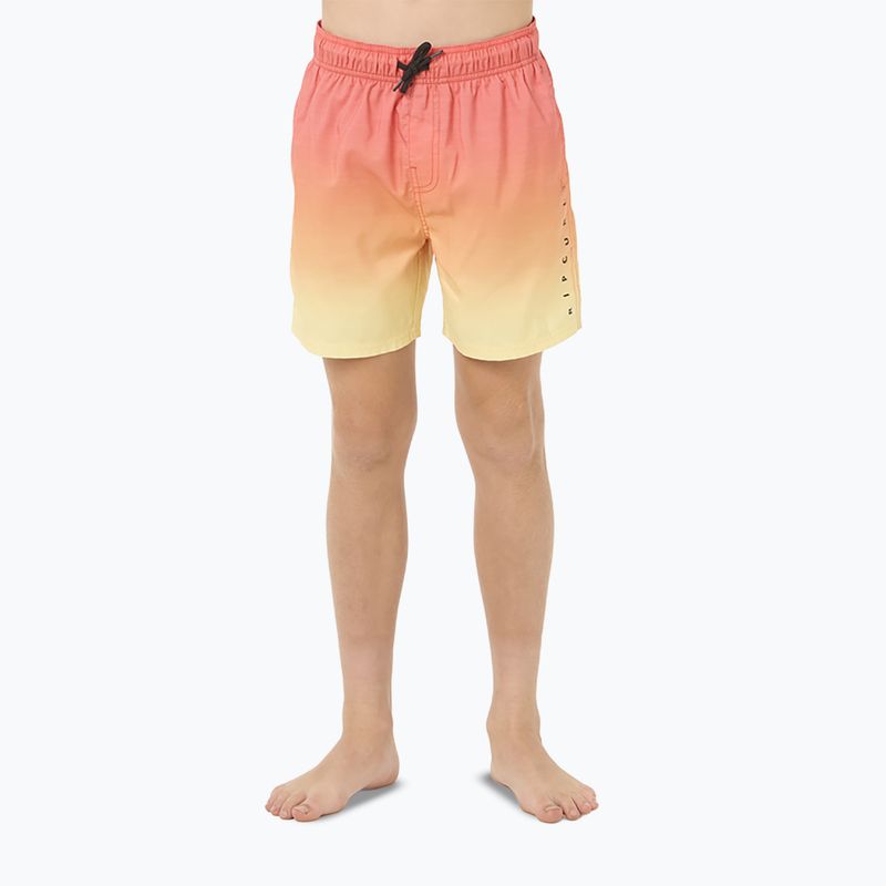 Rip Curl Fade Volley детски къси панталони за плуване диня