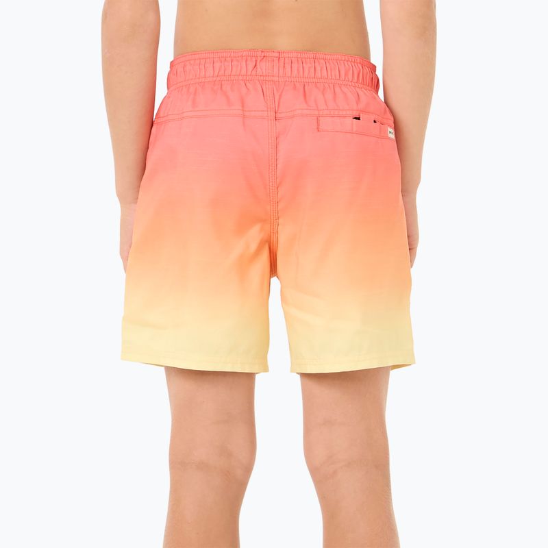 Rip Curl Fade Volley детски къси панталони за плуване диня 3