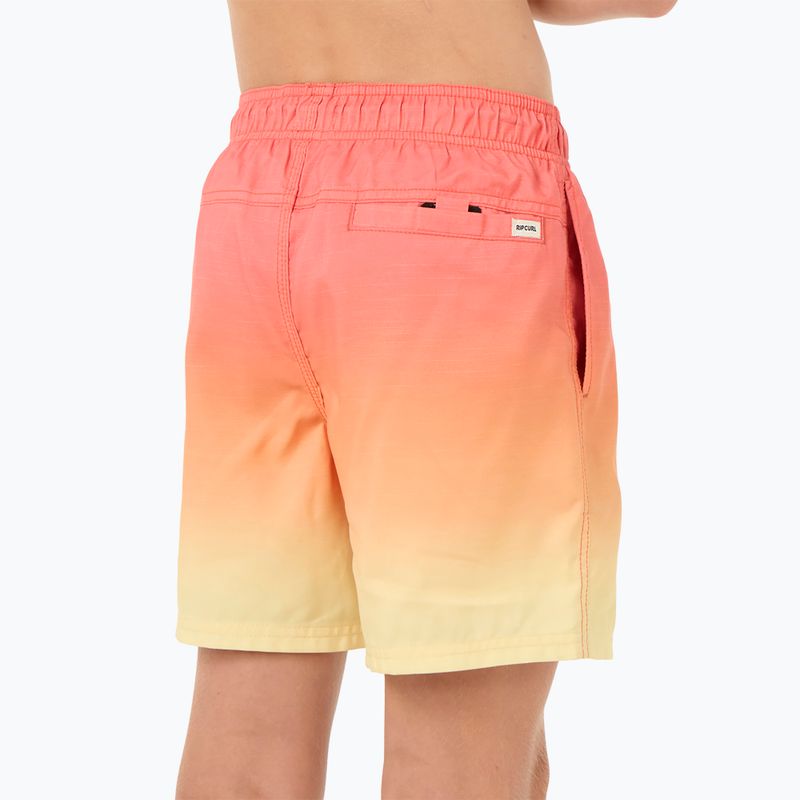 Rip Curl Fade Volley детски къси панталони за плуване диня 7