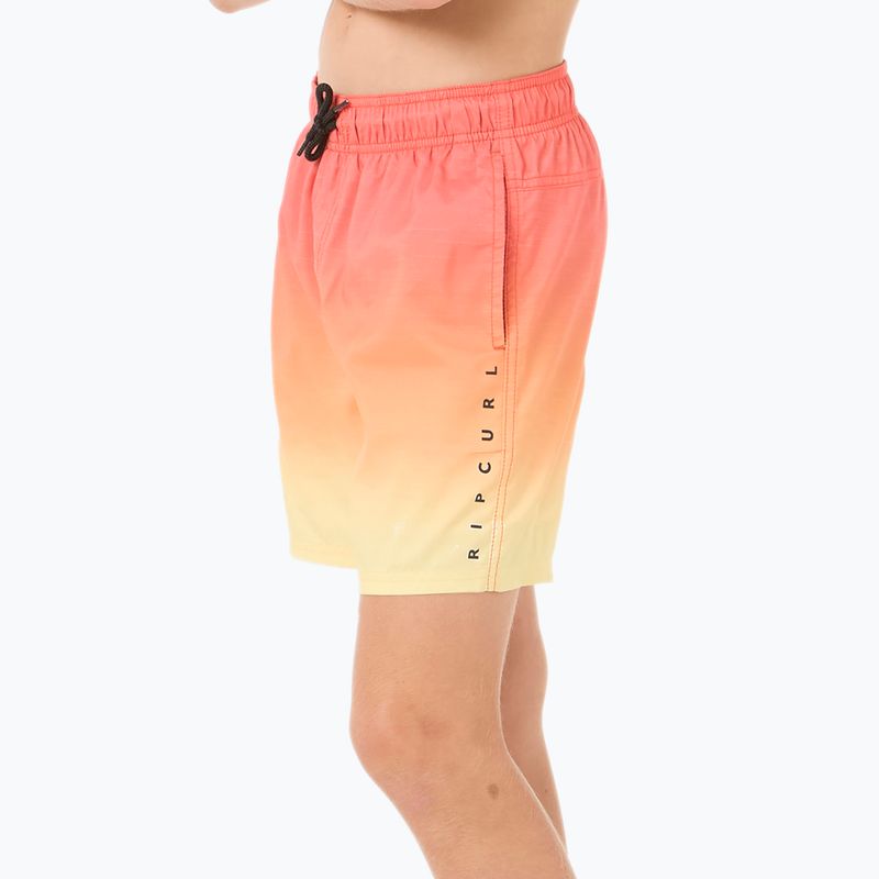 Rip Curl Fade Volley детски къси панталони за плуване диня 4