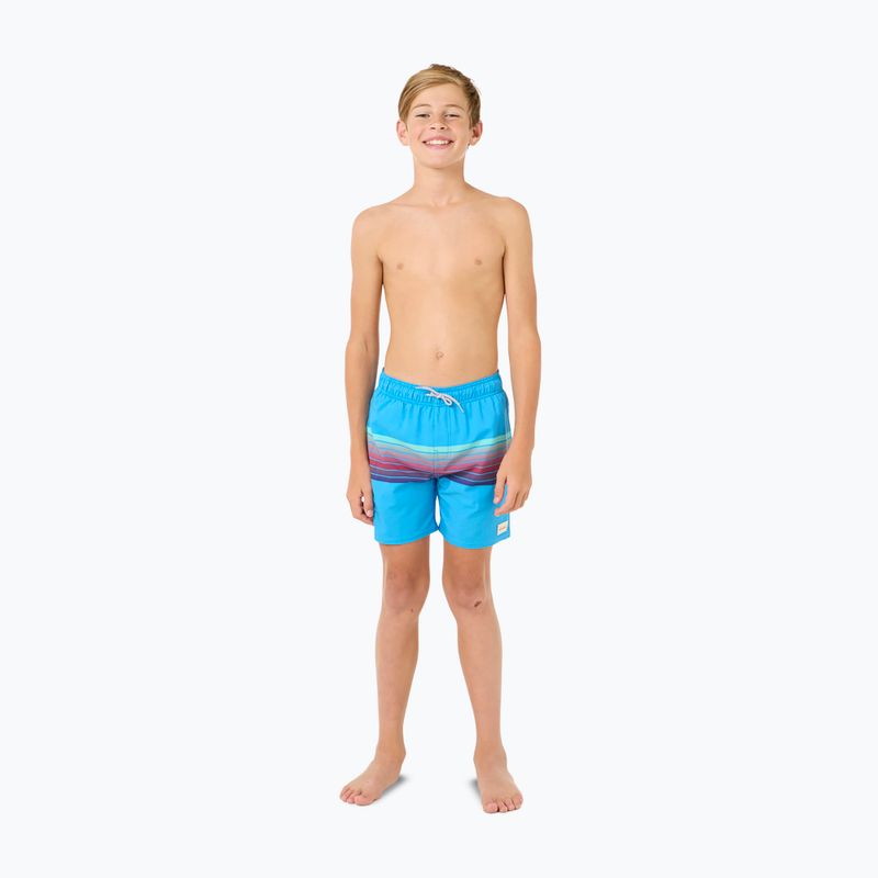 Детски бански шорти Rip Curl Surf Revival Volley blue paint 2