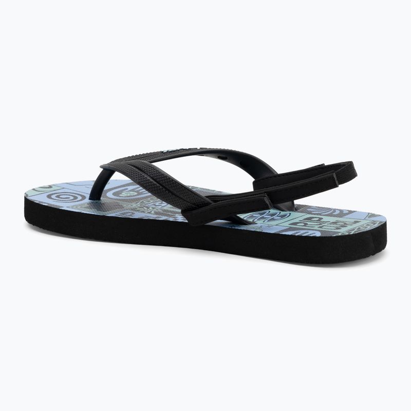Детски джапанки Rip Curl Grom Energy Bloom black/blue 3