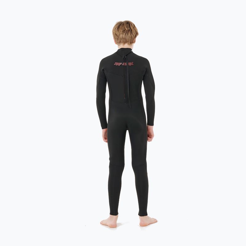 Детски неопренов костюм за плуване Rip Curl Dawn Patrol 3/2 mm Back Zip black 2