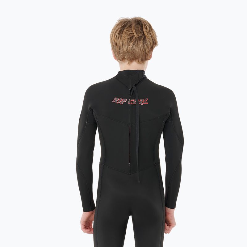 Детски неопренов костюм за плуване Rip Curl Dawn Patrol 3/2 mm Back Zip black 5