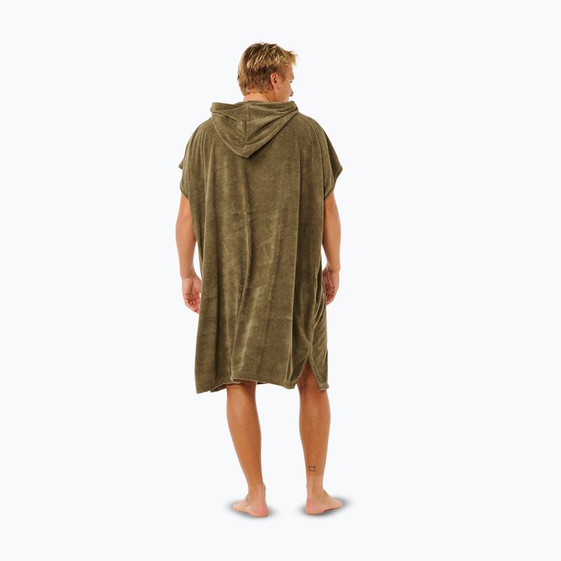 Мъжко пончо Rip Curl Brand Hooded olive 2
