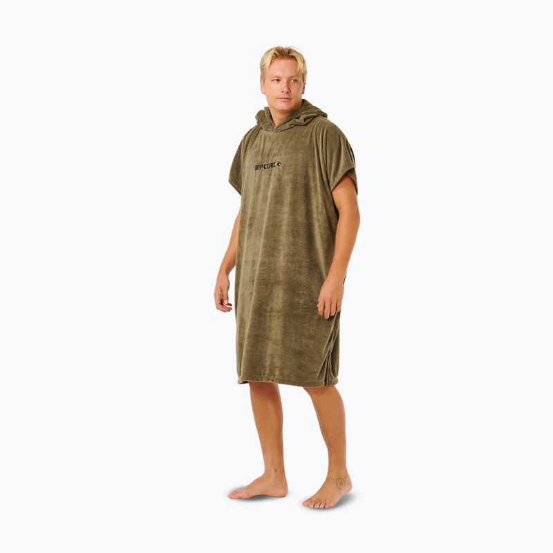 Мъжко пончо Rip Curl Brand Hooded olive 3