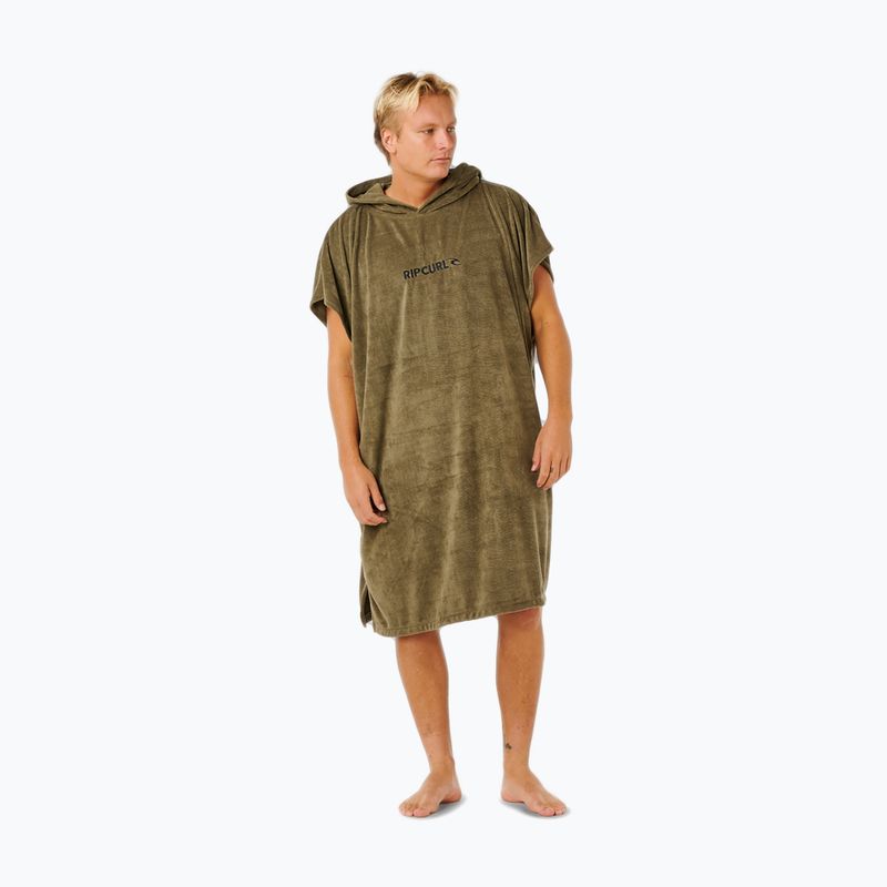 Мъжко пончо Rip Curl Brand Hooded olive 4