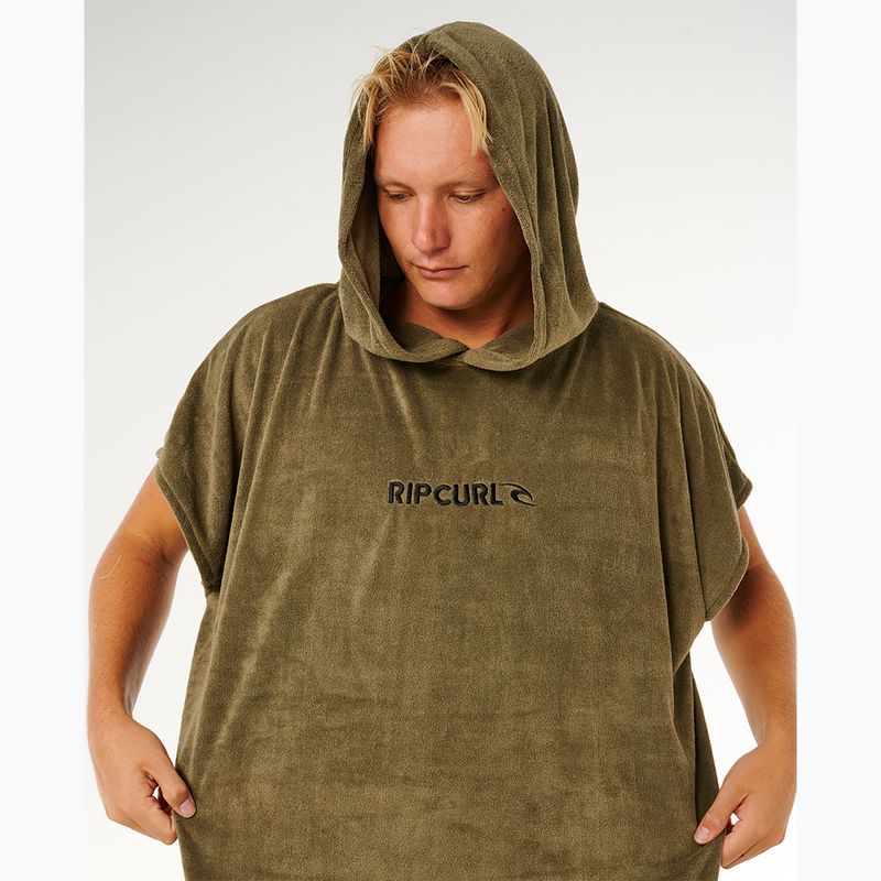 Мъжко пончо Rip Curl Brand Hooded olive 5