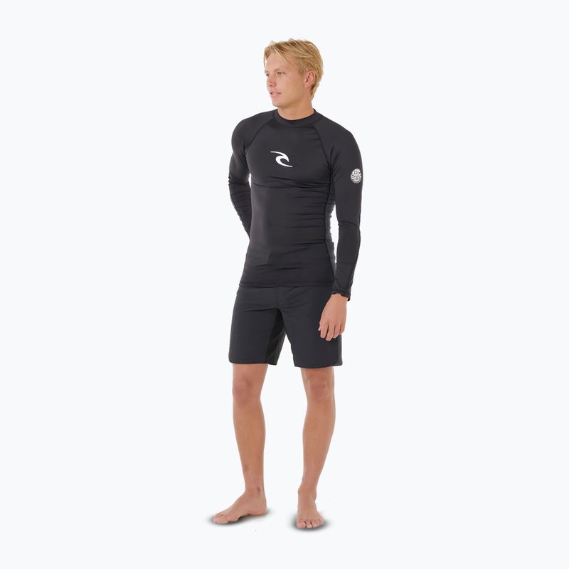 Мъжка блуза с дълъг ръкав за плуване Rip Curl Waves Upf Perf black 2