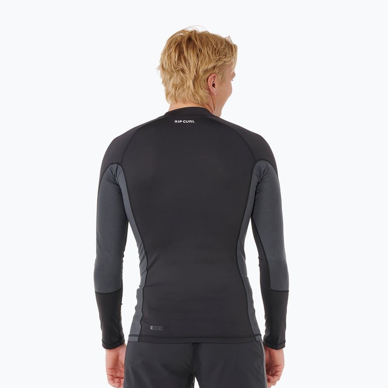 Мъжка блуза с дълъг ръкав за плуване Rip Curl Waves Upf Perf black 3