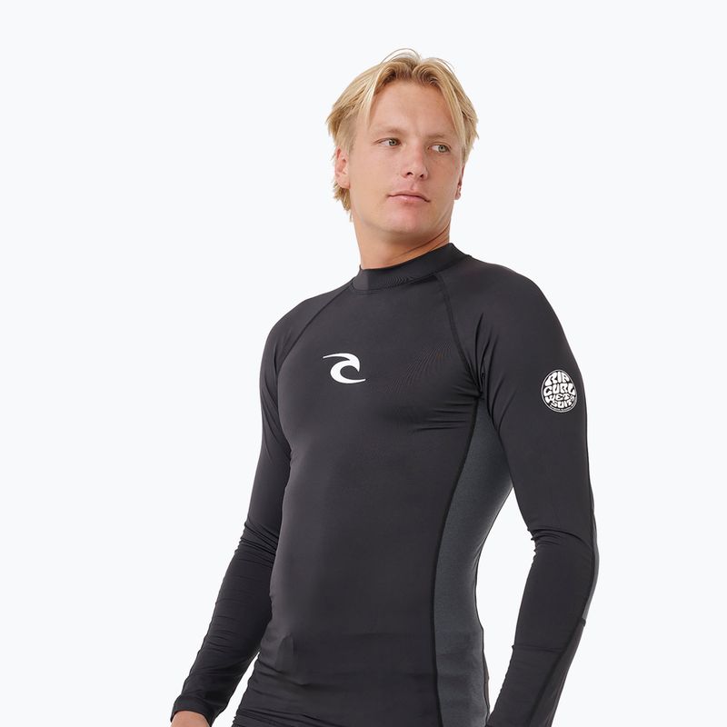 Мъжка блуза с дълъг ръкав за плуване Rip Curl Waves Upf Perf black 5