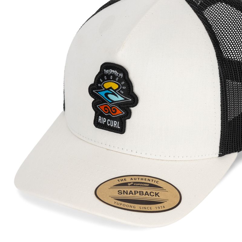 Детска шапка с козирка Rip Curl Search Icon Trucker white 3
