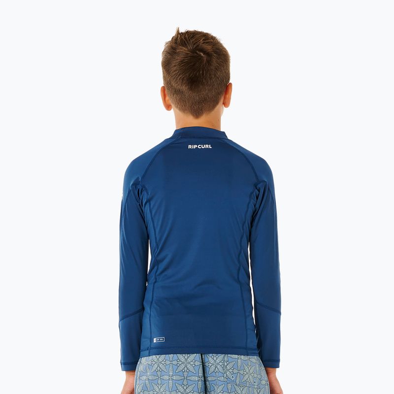 Детска блуза с дълъг ръкав за плуване Rip Curl Waves Upf light navy 3