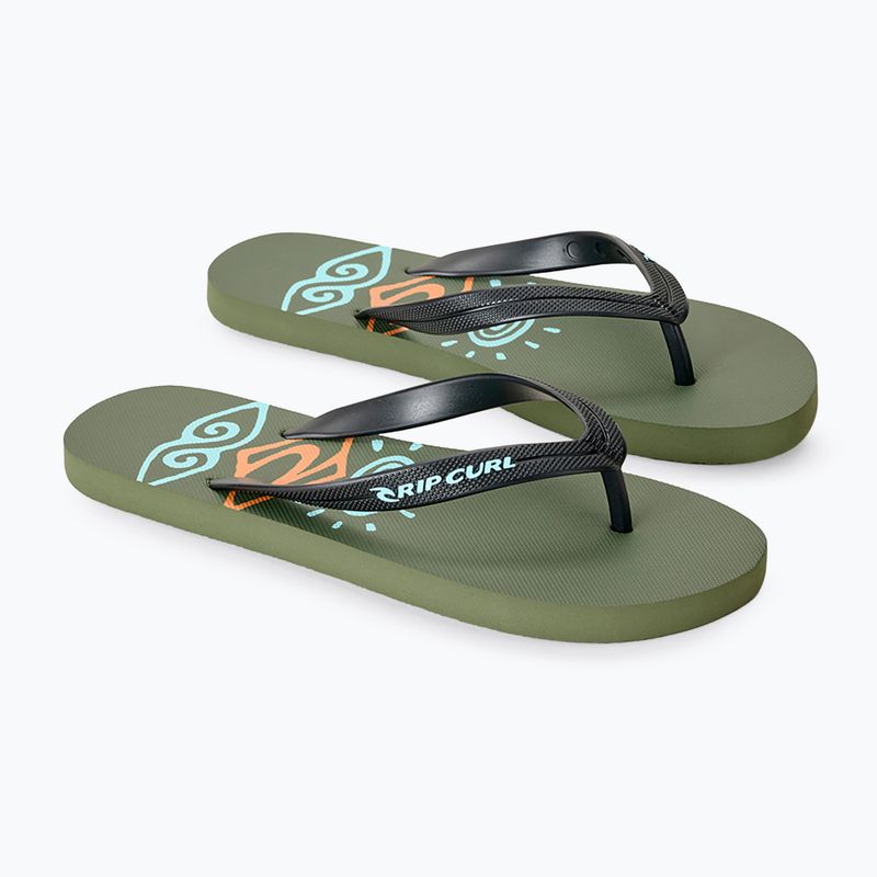 Детски джапанки Rip Curl Sessions Bloom Open Toe olive 2
