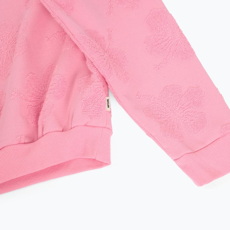 Дамски суитшърт Rip Curl Paradise Terry Crew pink 4