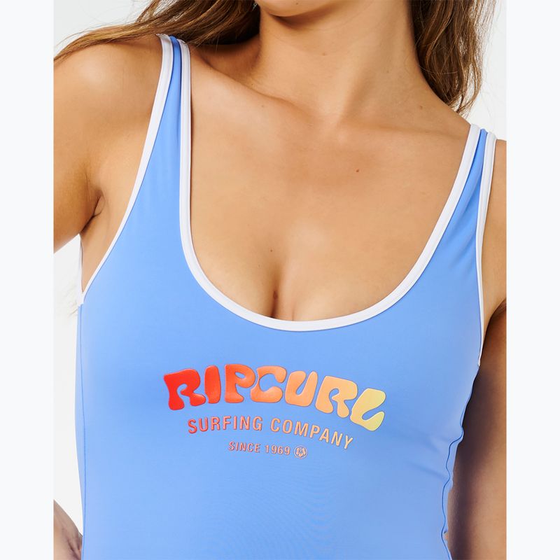 Цял бански костюм Rip Curl Surf Puff sky blue 5