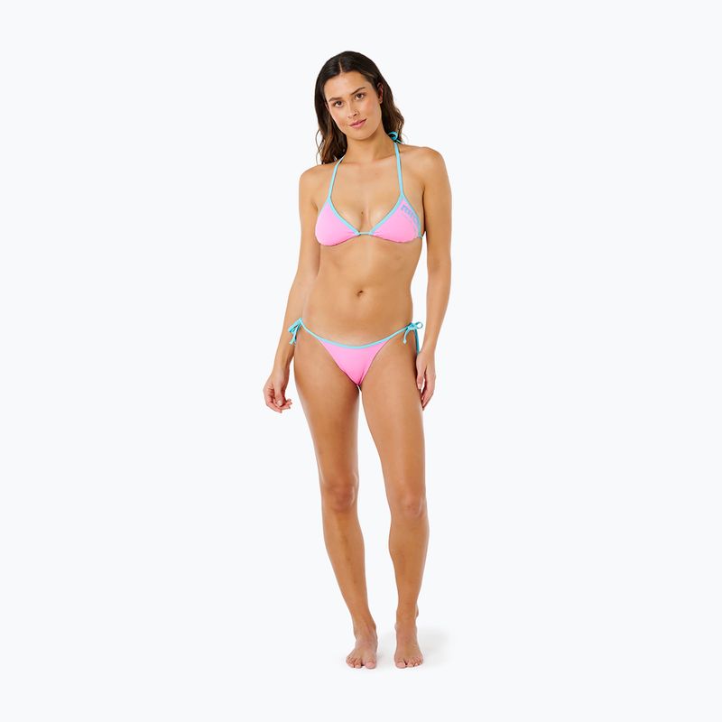Горнище от бански костюм Rip Curl Surf Puff Sliding Tri light pink 2