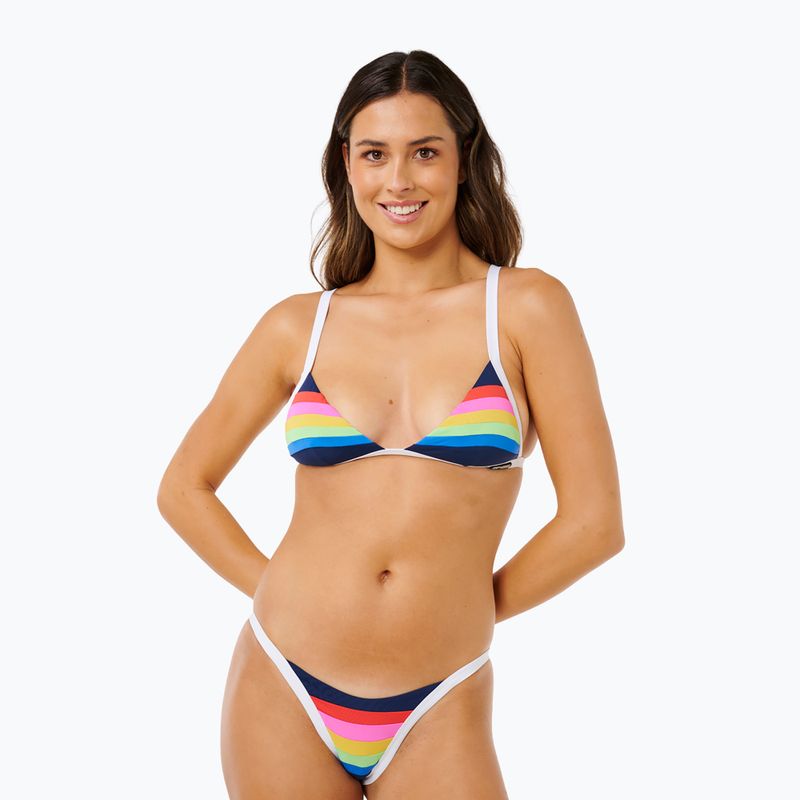 Горнище от бански костюм Rip Curl Surf Stripe Fixed Tri dark navy 6