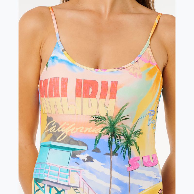 Дамски цял бански Rip Curl Hotel Malibu Cheeky multicolor 6
