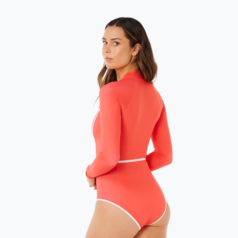 Дамски цял костюм за плуване  Rip Curl Classic Surf Ls Surf Suit red 4