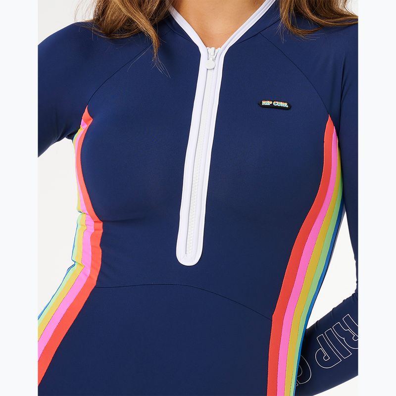 Дамски цял костюм за плуване Rip Curl Surf Stripe UPF Surf Suit dark navy 6