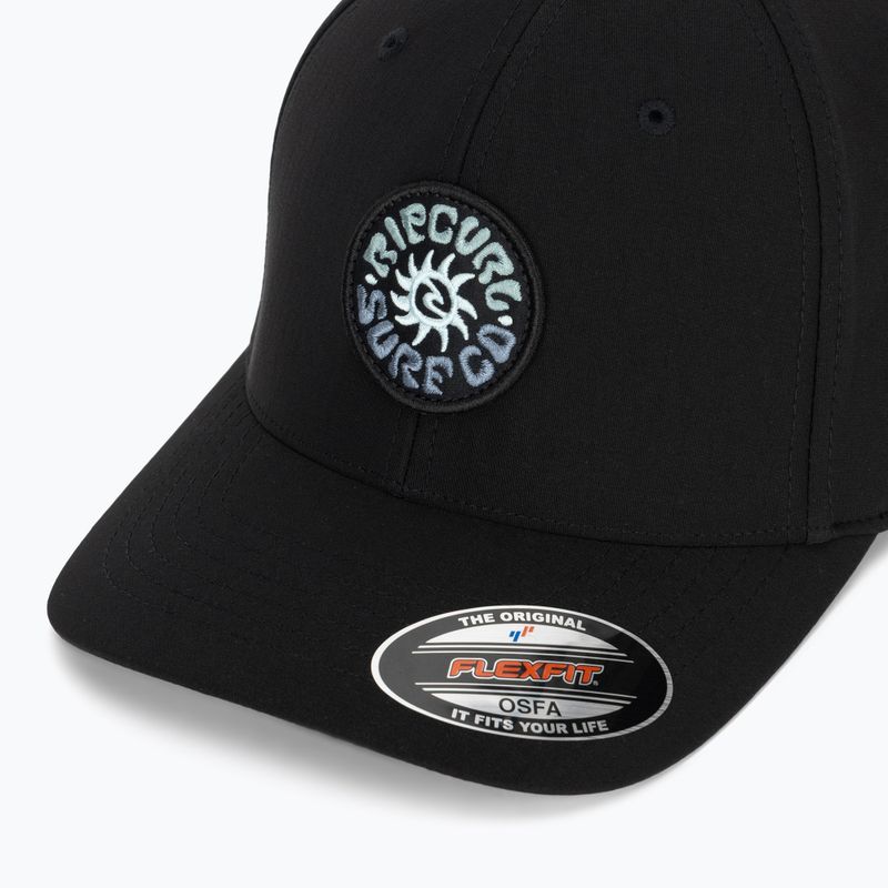 Шапка с козирка Rip Curl Pacific Rinse Flexfit black 3