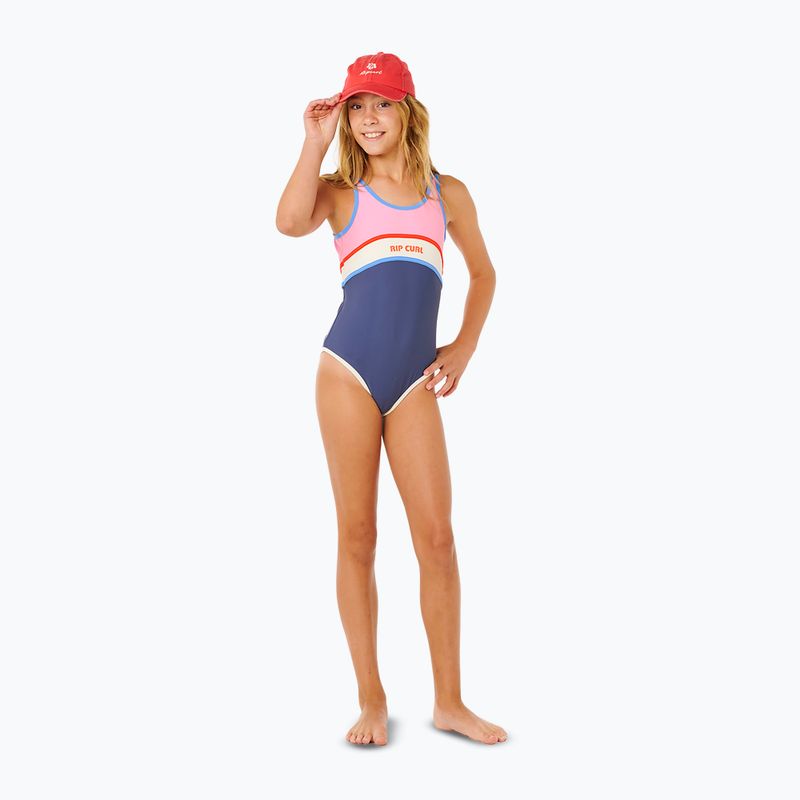 Детски цял бански костюм Rip Curl Surf Revival navy 2