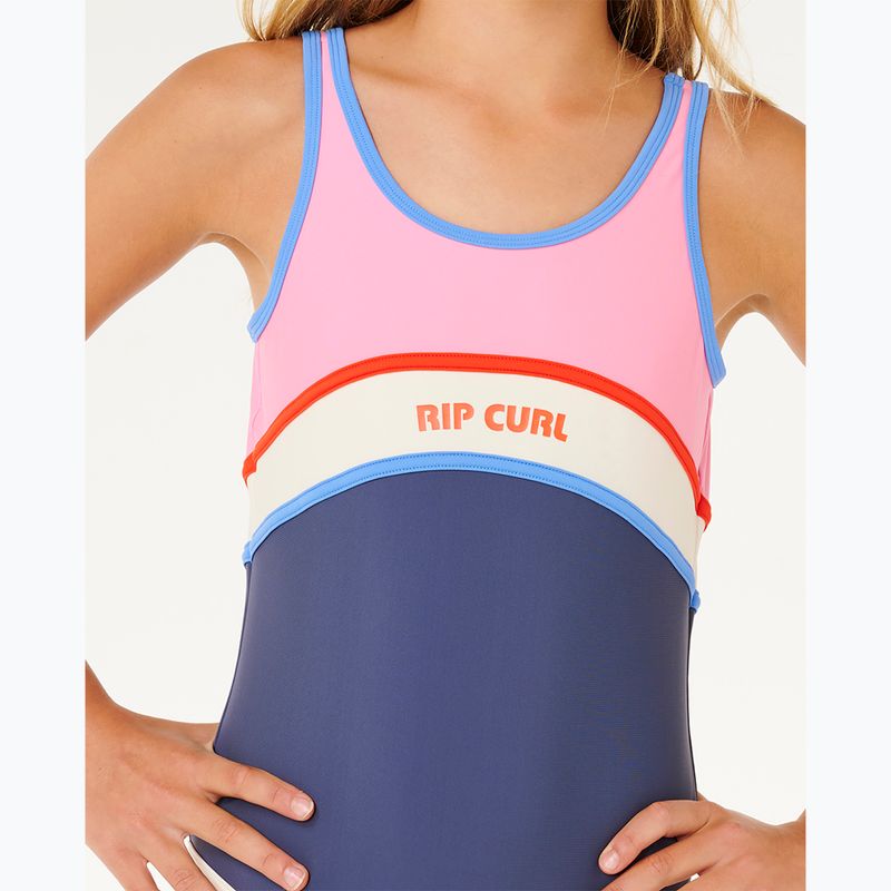 Детски цял бански костюм Rip Curl Surf Revival navy 6