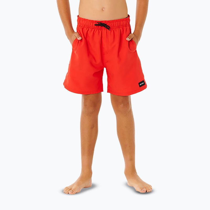Детски плажни шорти Rip Curl Offset Volley red 13