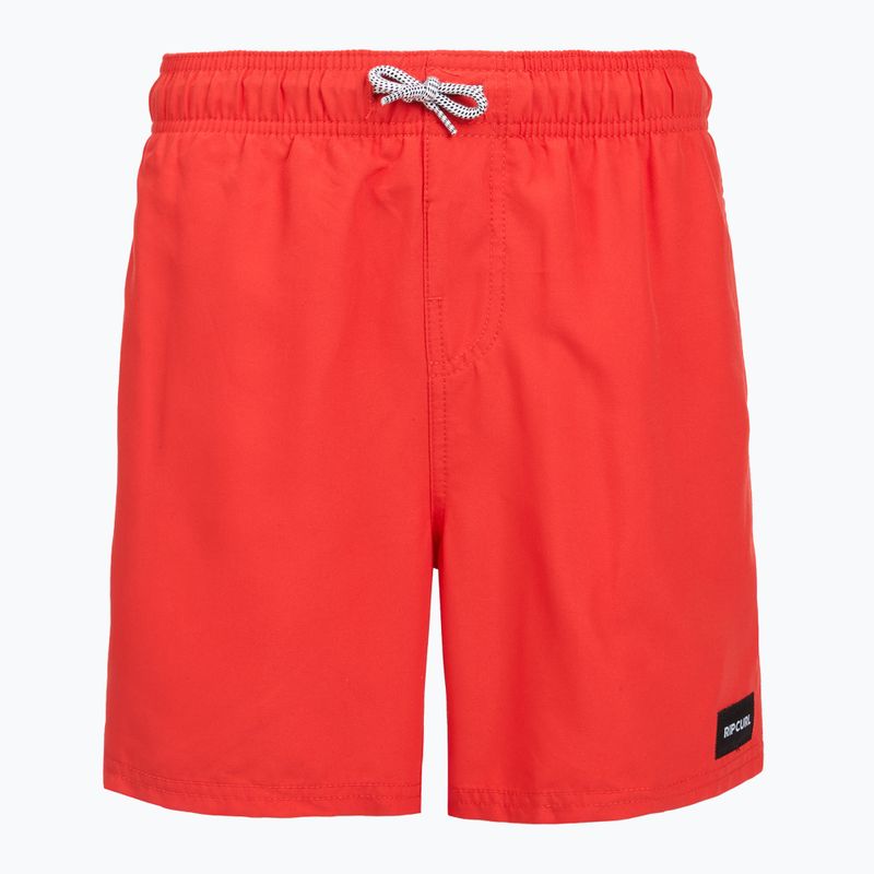 Детски плажни шорти Rip Curl Offset Volley red 7