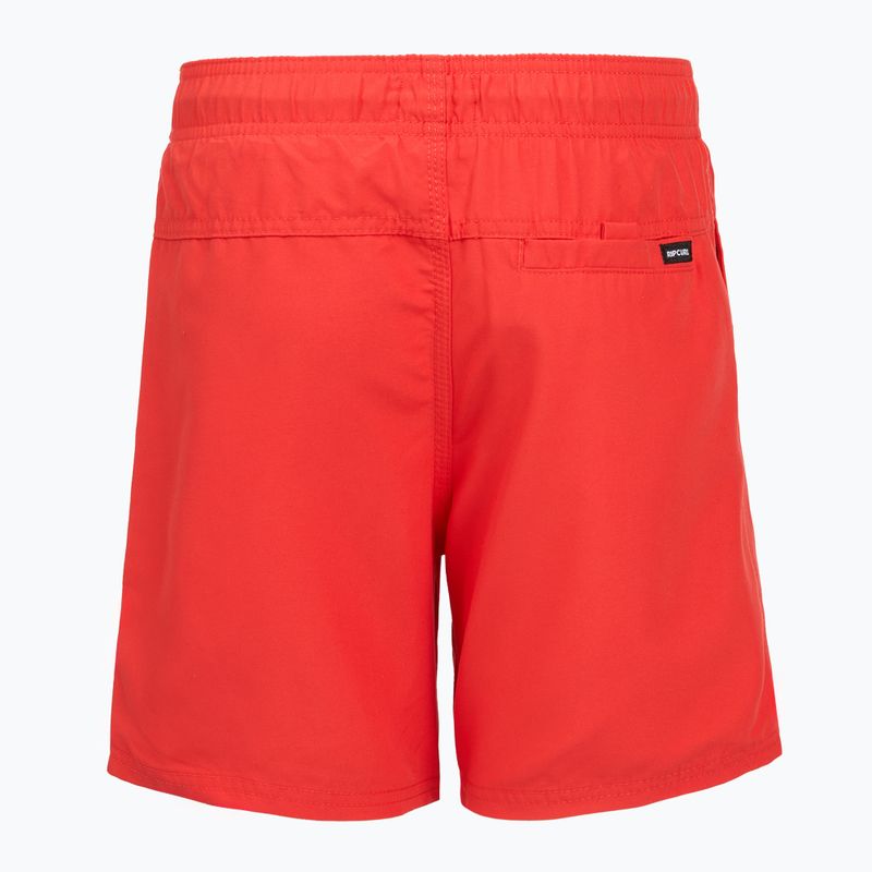Детски плажни шорти Rip Curl Offset Volley red 8
